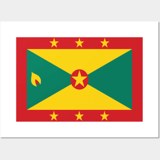 Grenada National Flag Posters and Art